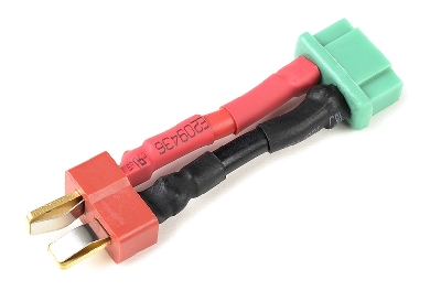 G-Force RC - Power adapterkabel - Deans connector vrouw. <=> MPX connector vrouw. - 14AWG Siliconen-kabel - 1 st